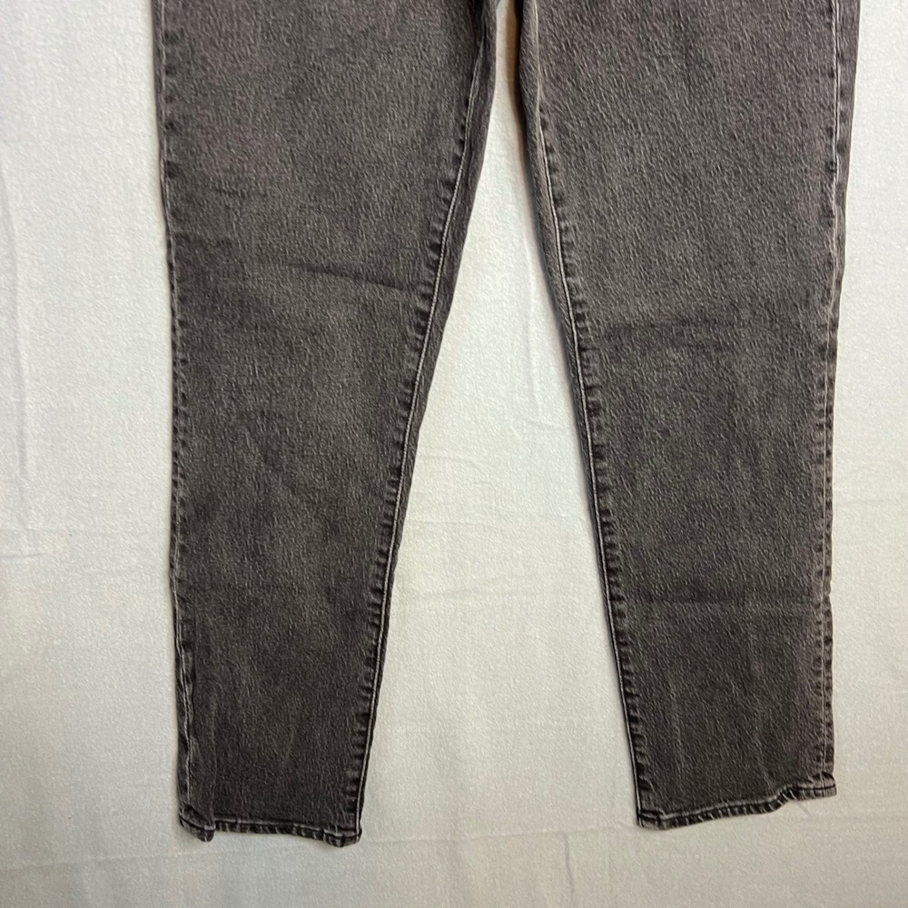 Madewell The Perfect Vintage Jean Sz 27 High Rise Straight Leg Ankle Faded Black - Picture 5 of 10